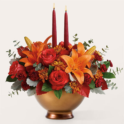 Fruits of Fall Centerpiece –  Brown Pleasance Florists Inc, Lakewood OH