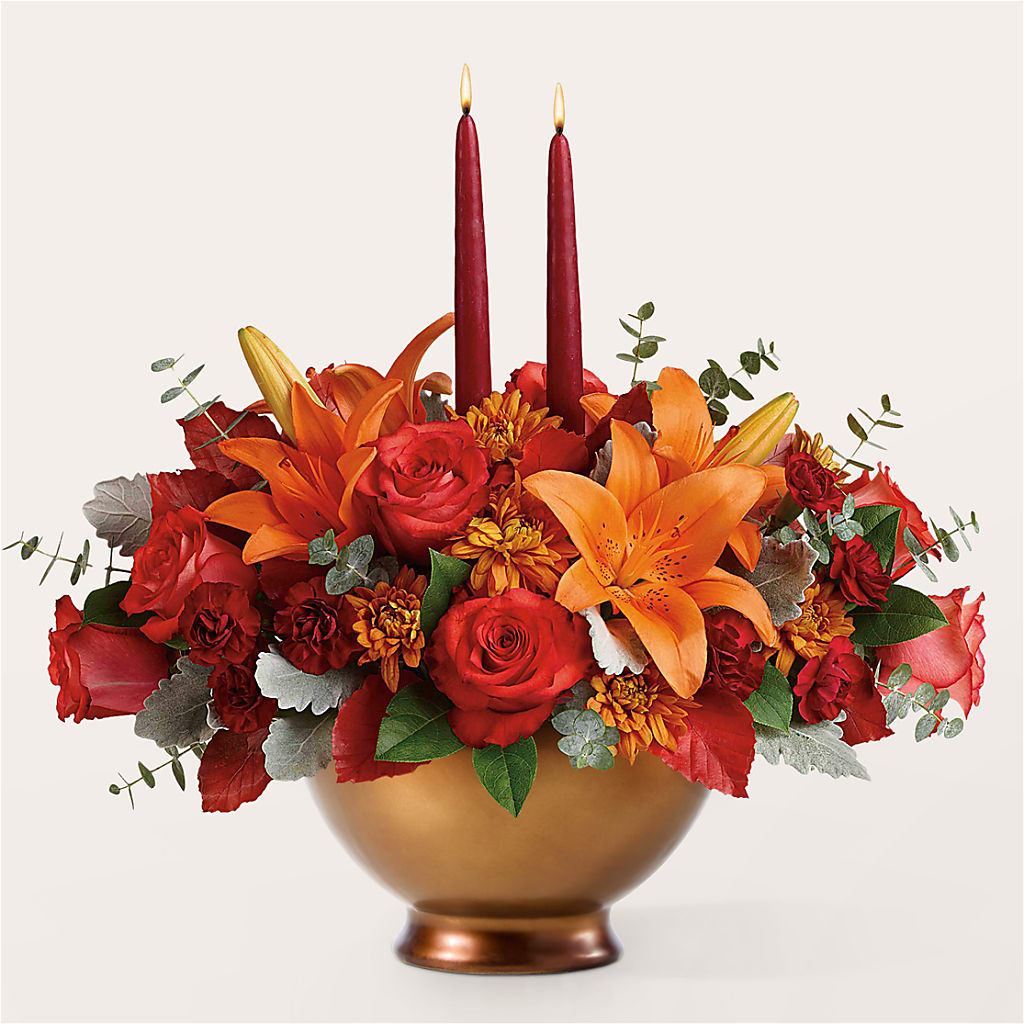 Fruits of Fall Centerpiece –  Brown Pleasance Florists Inc, Lakewood OH