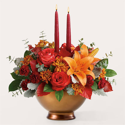 Fruits of Fall Centerpiece –  Brown Pleasance Florists Inc, Lakewood OH