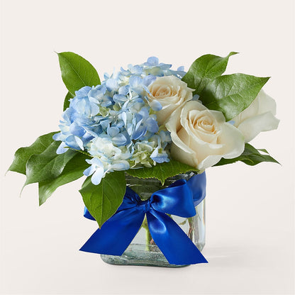 Sky Blue Delight Bouquet –  Brown Pleasance Florists Inc, Lakewood OH