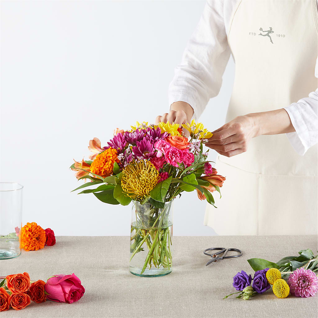 Feast of Color – A Florist Original –  Brown Pleasance Florists Inc, Lakewood OH