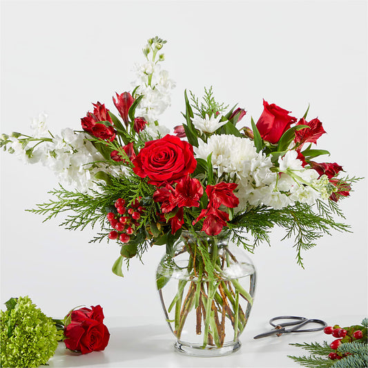 Merry Moment Bouquet – A Florist Original –  Brown Pleasance Florists Inc, Lakewood OH