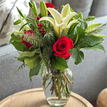 Sparkling Snowflakes Bouquet –  Brown Pleasance Florists Inc, Lakewood OH