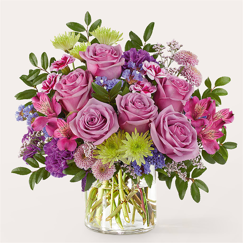 Glass Half Full Bouquet –  Brown Pleasance Florists Inc, Lakewood OH