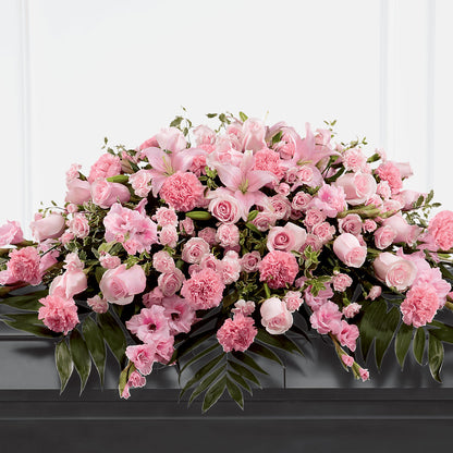 Garden of Comfort Casket Spray (Standard) –  Brown Pleasance Florists Inc, Lakewood OH