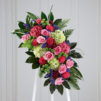 Refreshing Mix Standing Spray –  Brown Pleasance Florists Inc, Lakewood OH