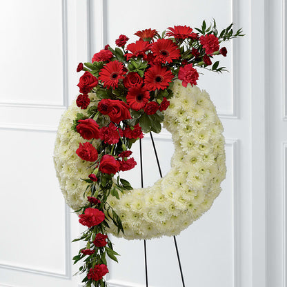 Graceful Tribute Wreath –  Brown Pleasance Florists Inc, Lakewood OH
