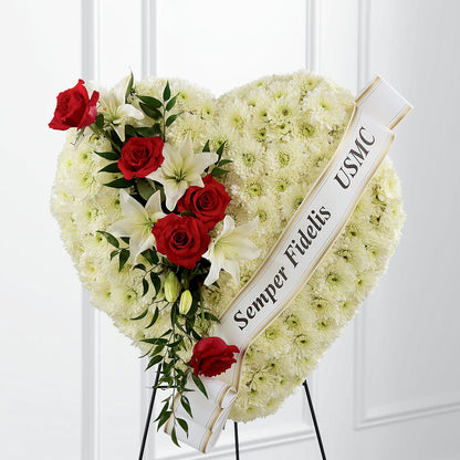 Heartfelt Hero Standing Heart –  Brown Pleasance Florists Inc, Lakewood OH