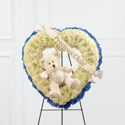 Precious Child Standing Heart –  Brown Pleasance Florists Inc, Lakewood OH