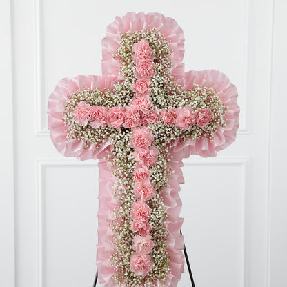Angel's Cross Easel –  Brown Pleasance Florists Inc, Lakewood OH