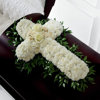Peaceful Memories Casket Spray (Standard) –  Brown Pleasance Florists Inc, Lakewood OH
