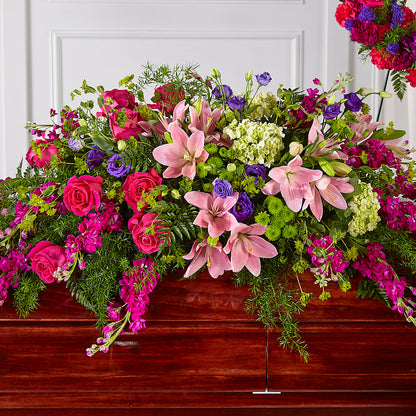 Radiant Tribute Casket Spray –  Brown Pleasance Florists Inc, Lakewood OH