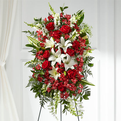 Everlasting Memory Standing Spray –  Brown Pleasance Florists Inc, Lakewood OH