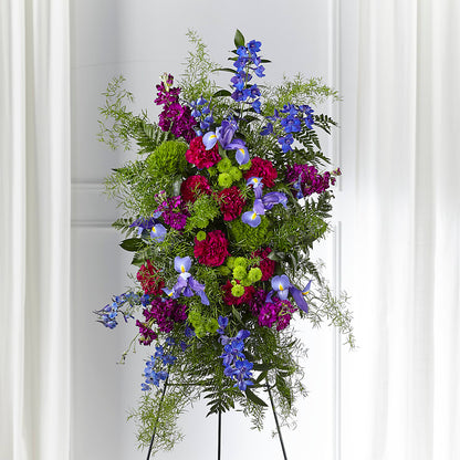 Heavenly Skies Standing Spray –  Brown Pleasance Florists Inc, Lakewood OH