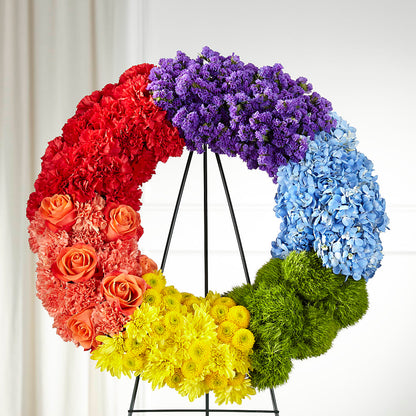 Circle of Love Wreath –  Brown Pleasance Florists Inc, Lakewood OH