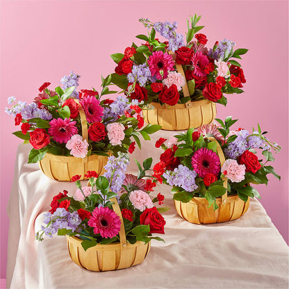 Pink Picnic Basket –  Brown Pleasance Florists Inc, Lakewood OH