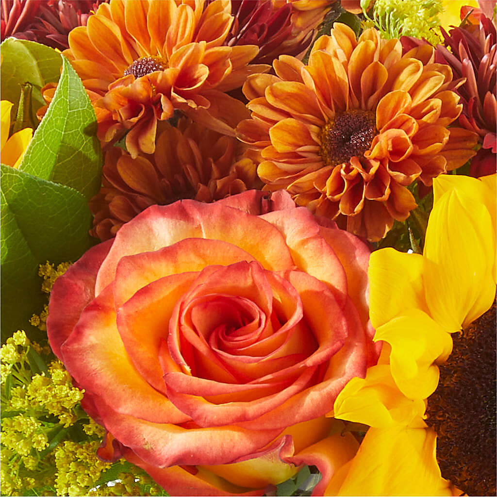 Flannel Scarf Bouquet –  Brown Pleasance Florists Inc, Lakewood OH