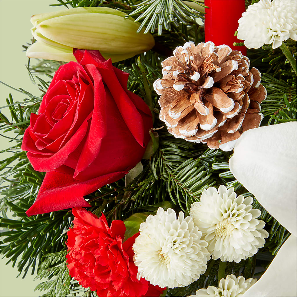 Seasonal Festivities Centerpiece –  Brown Pleasance Florists Inc, Lakewood OH