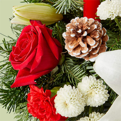 Seasonal Festivities Centerpiece –  Brown Pleasance Florists Inc, Lakewood OH