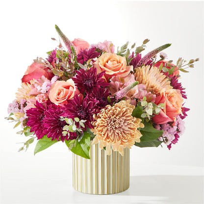 Berry Cobbler Bouquet with Ivory Vase –  Brown Pleasance Florists Inc, Lakewood OH