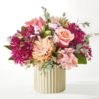 Berry Cobbler Bouquet with Ivory Vase –  Brown Pleasance Florists Inc, Lakewood OH