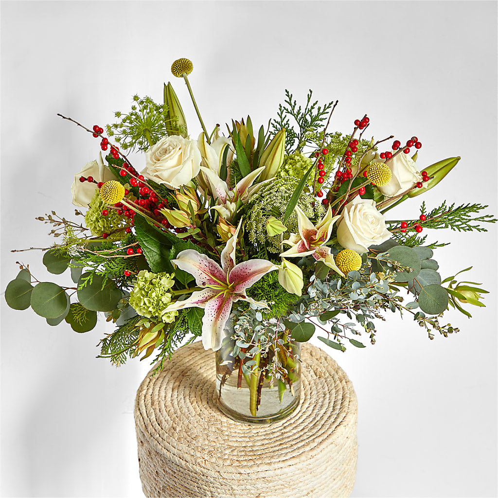 Berry & Bright Bouquet –  Brown Pleasance Florists Inc, Lakewood OH