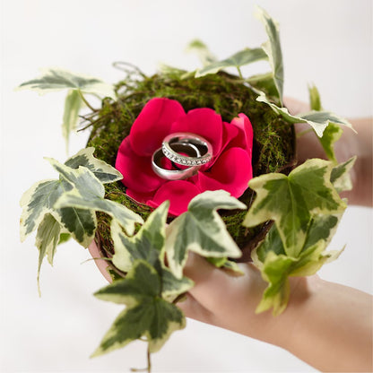 Lila Rose Ring Nest –  Brown Pleasance Florists Inc, Lakewood OH