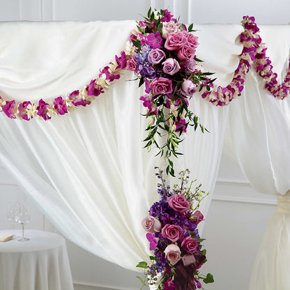 Color & Light Chuppah Decor –  Brown Pleasance Florists Inc, Lakewood OH
