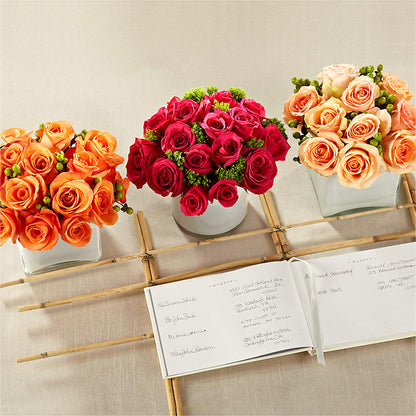 Dawn Rose Centerpiece –  Brown Pleasance Florists Inc, Lakewood OH